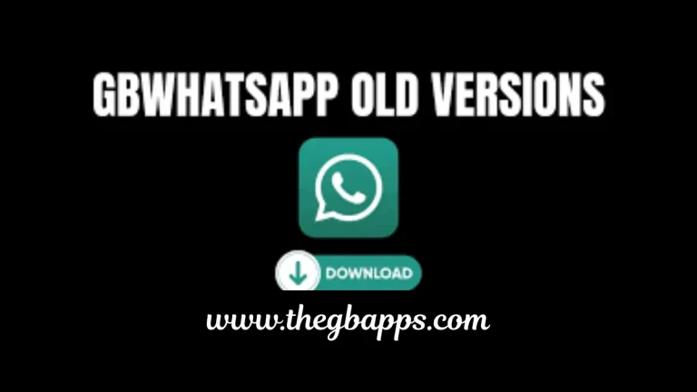 GB WhatsApp old versions 